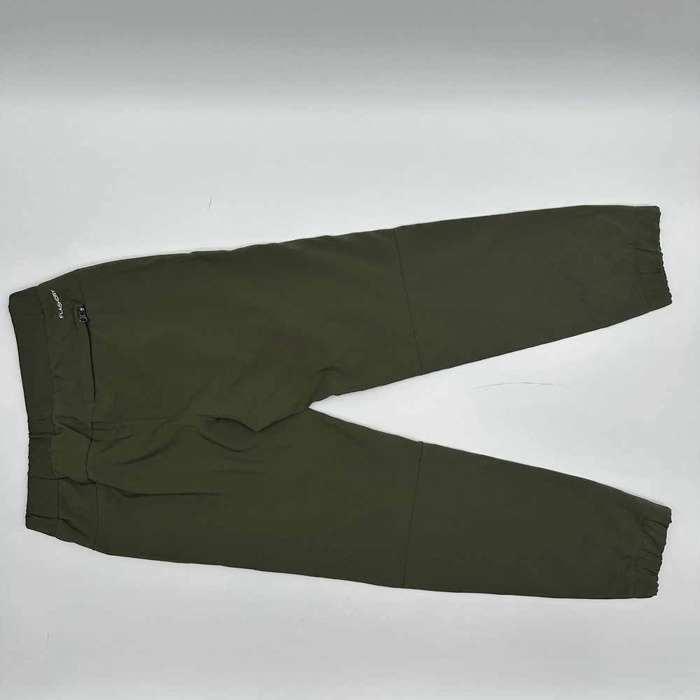 The North Face Boys Olive Green Circular Design Joggers Hiking Pants Size M 10 - Picture 10 of 12